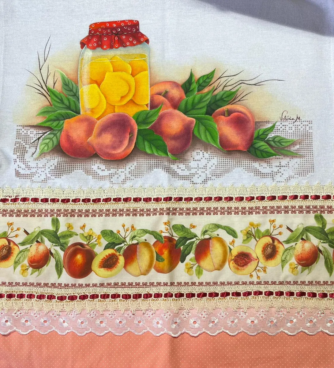 Pano de Copa Pêssego em Calda