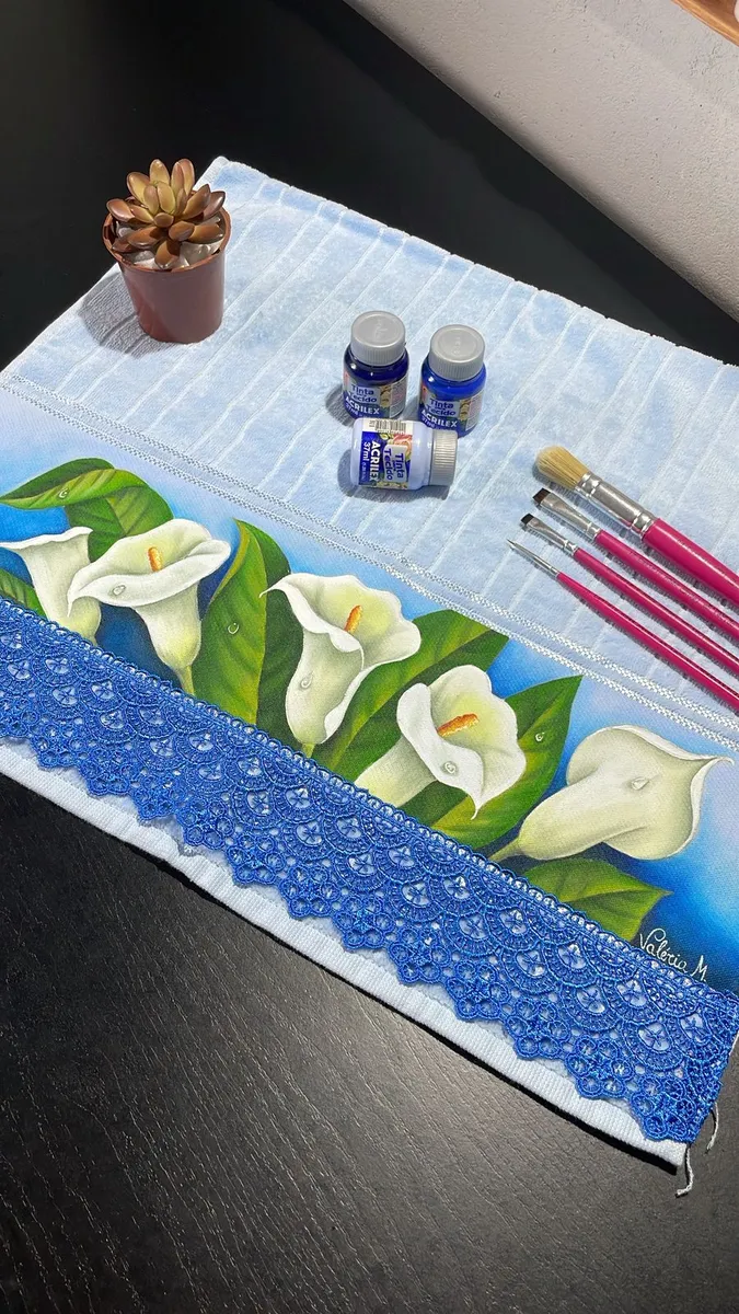 Toalha Copos de leite - Foto 2